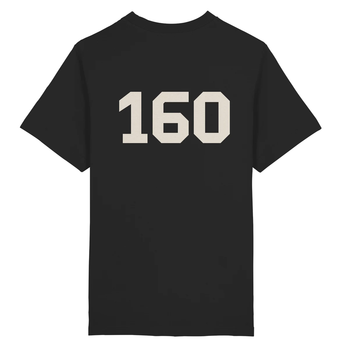 160 Shirt · schwarz · hinten