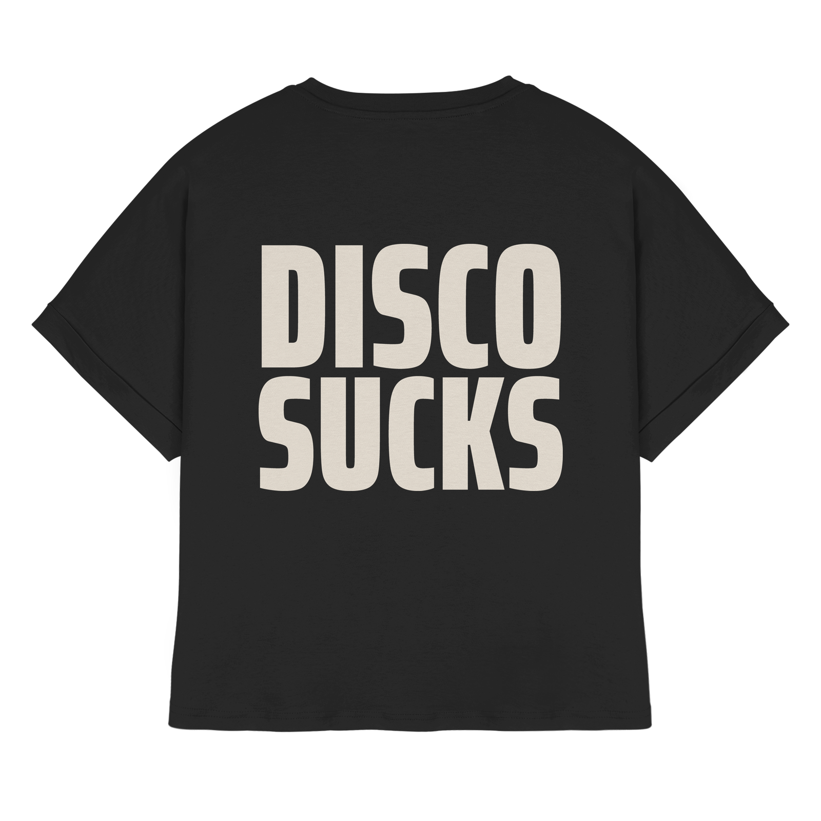 Shirt Rolled Rücken: DISCO SUCKS