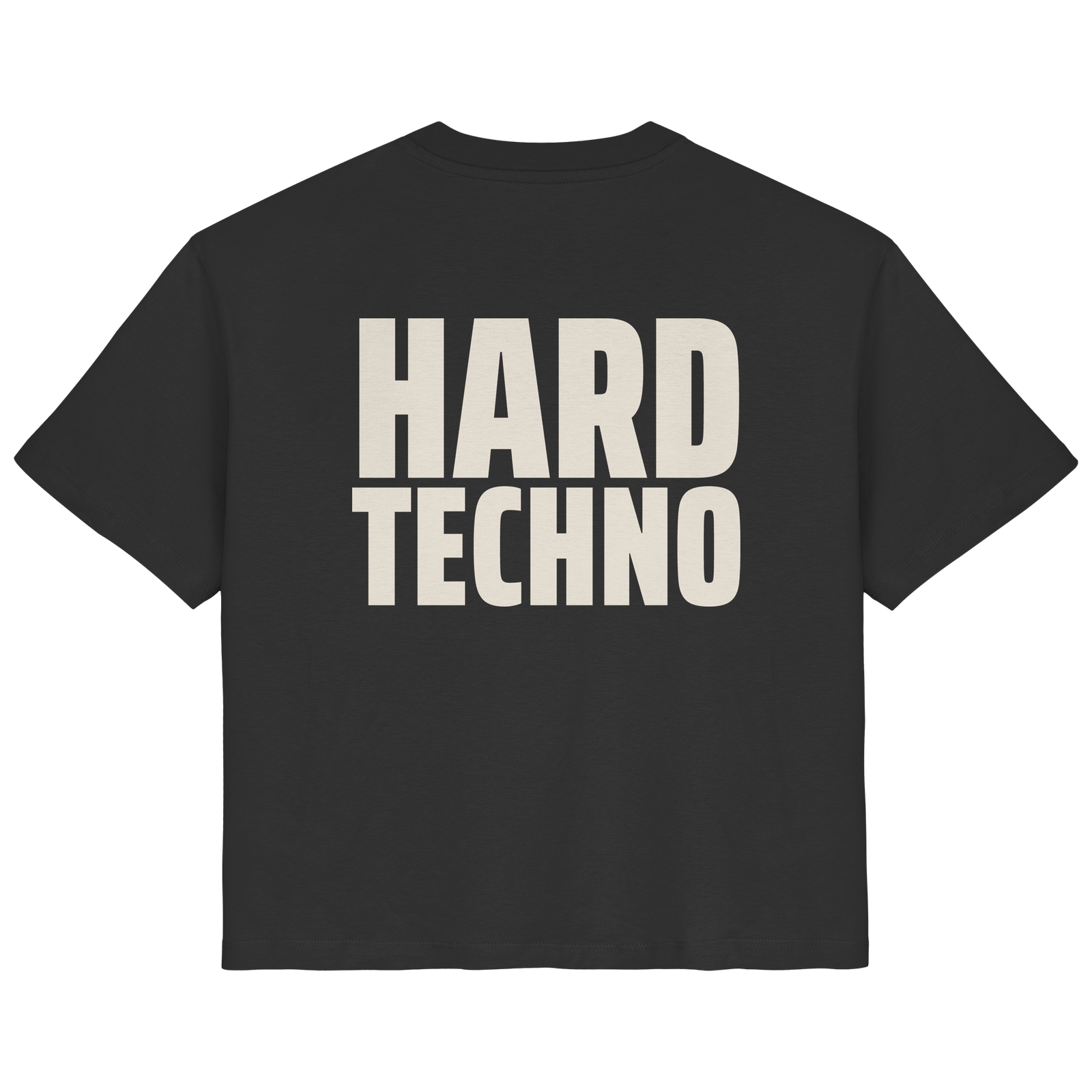Shirt Frau Rücken: HARD TECHNO