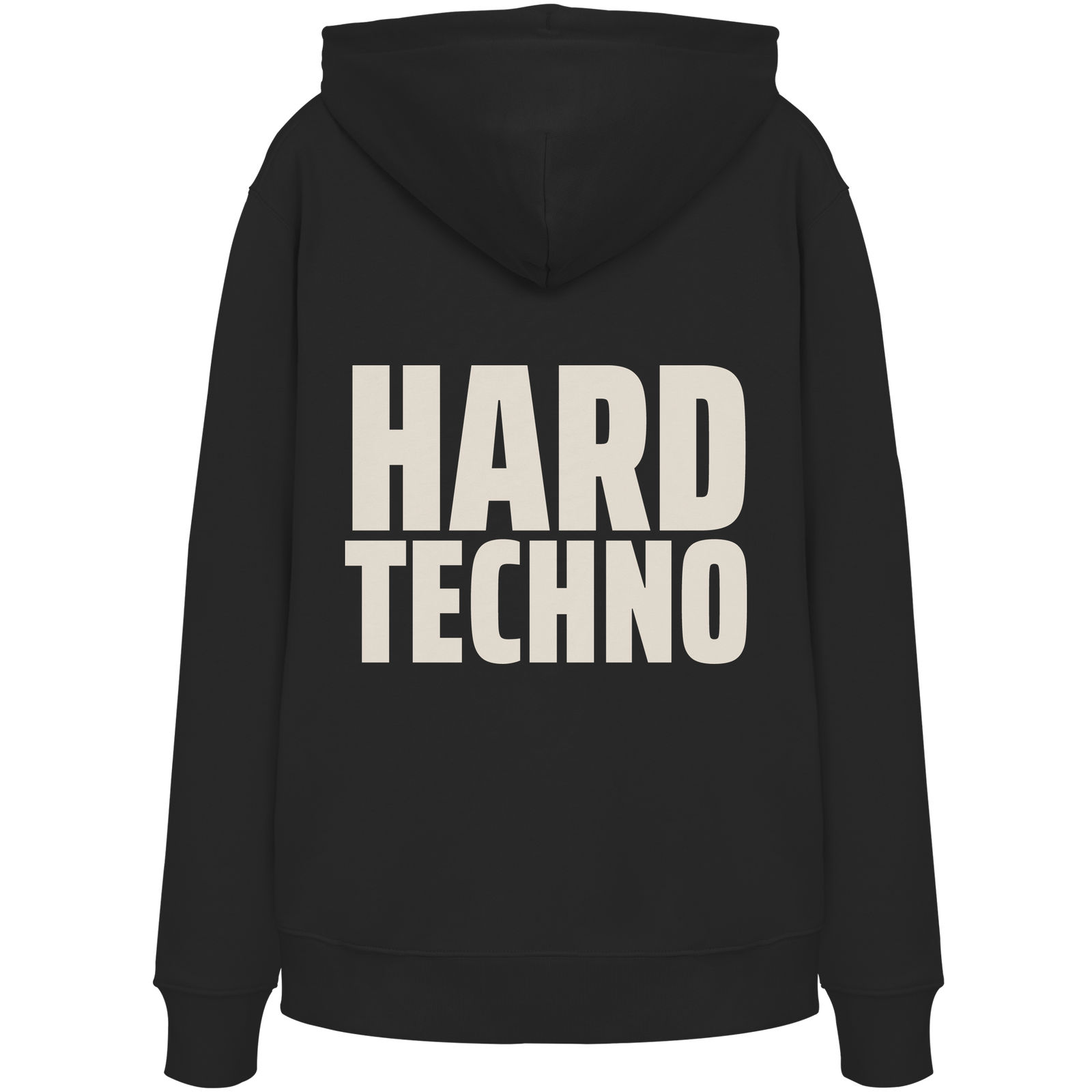 Hoodie Rücken: HARD TECHNO