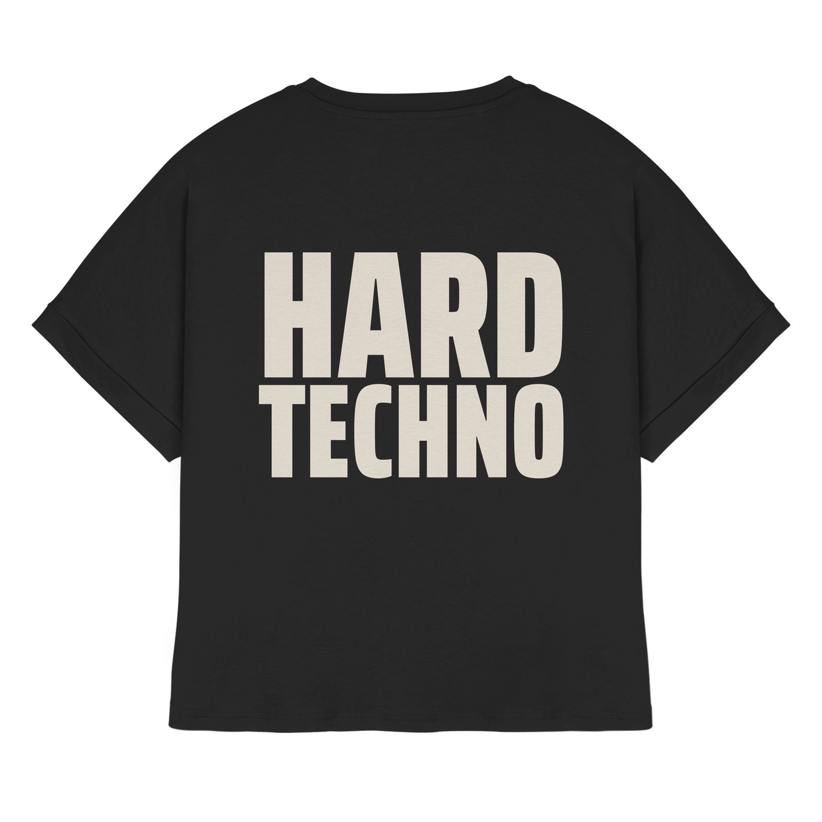 Shirt Rolled Rücken: HARD TECHNO