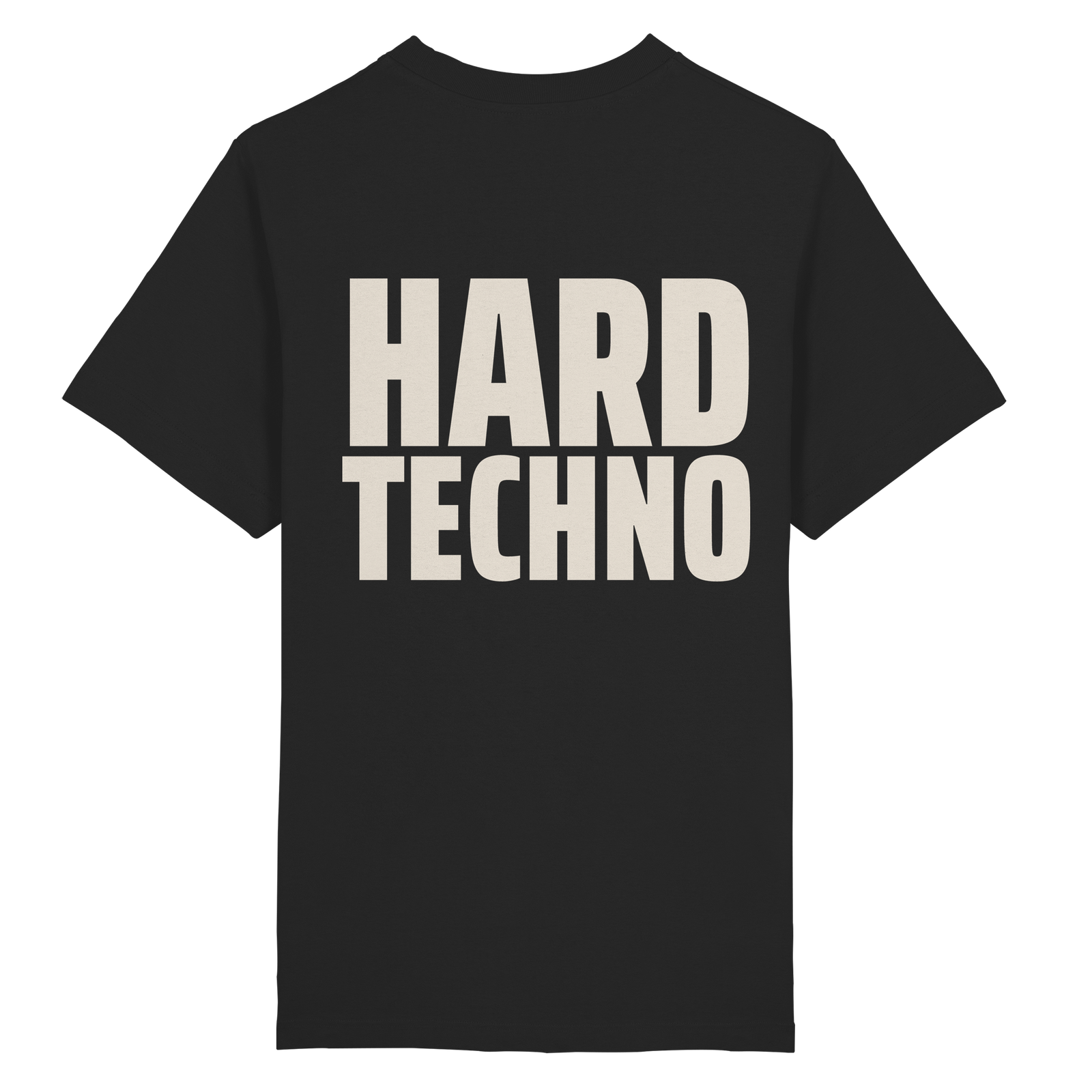 Shirt Rücken: HARD TECHNO
