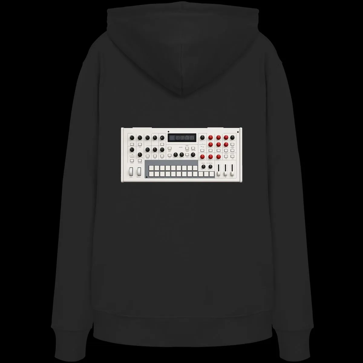 MASCHINE · Hoodie schwarz · hinten