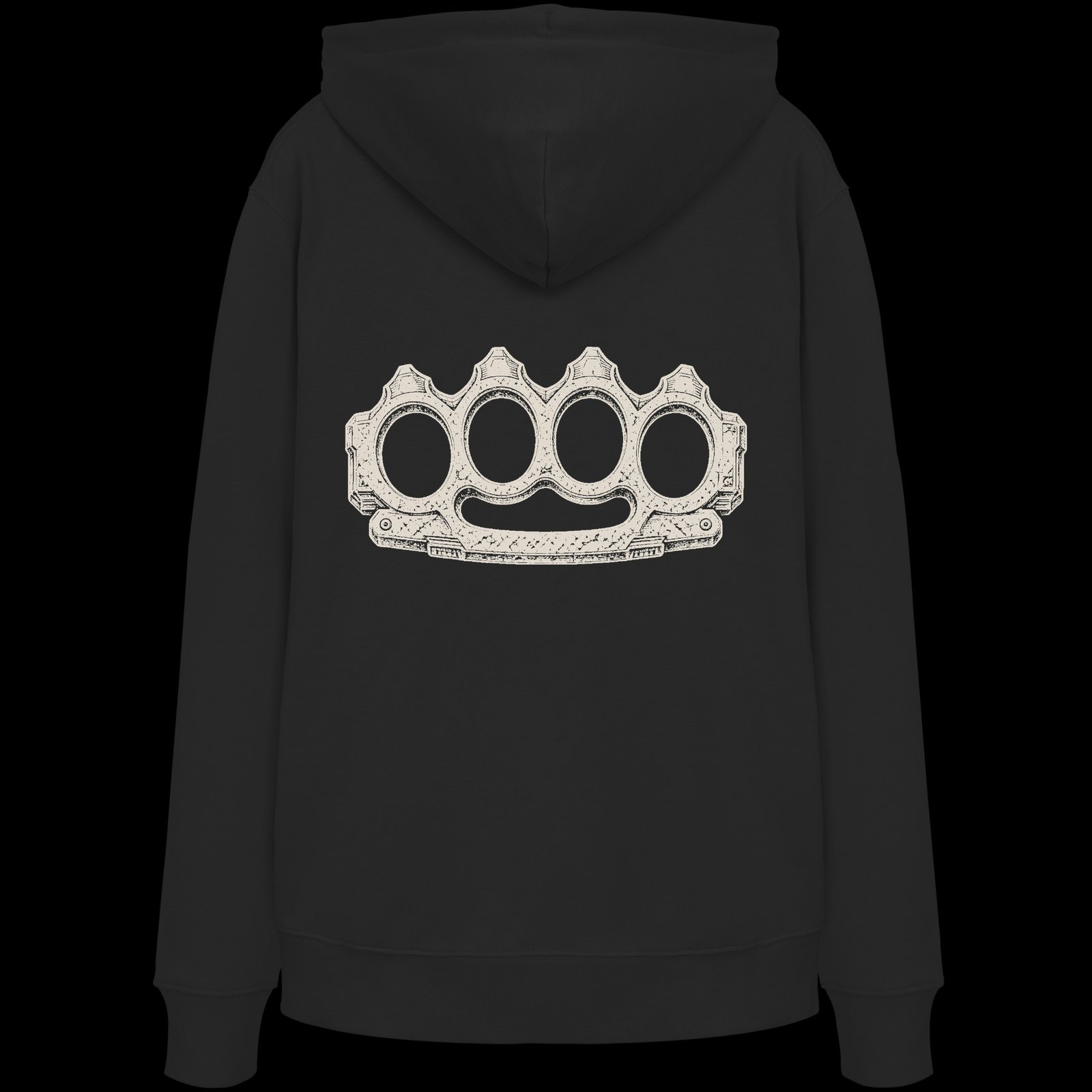 Hoodie Rücken: TECHNO FOTZE