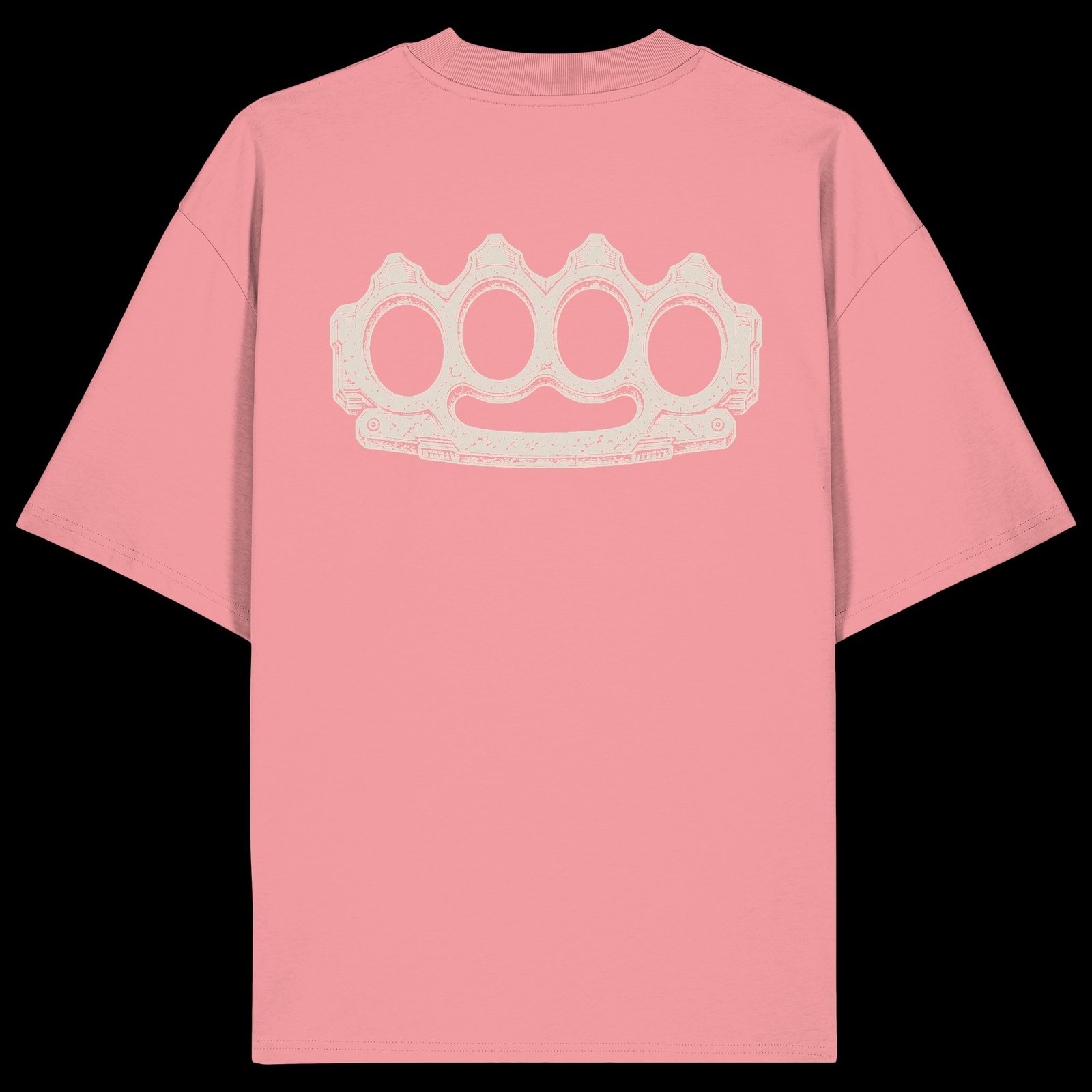 Shirt knallpink Rücken: TECHNO FOTZE