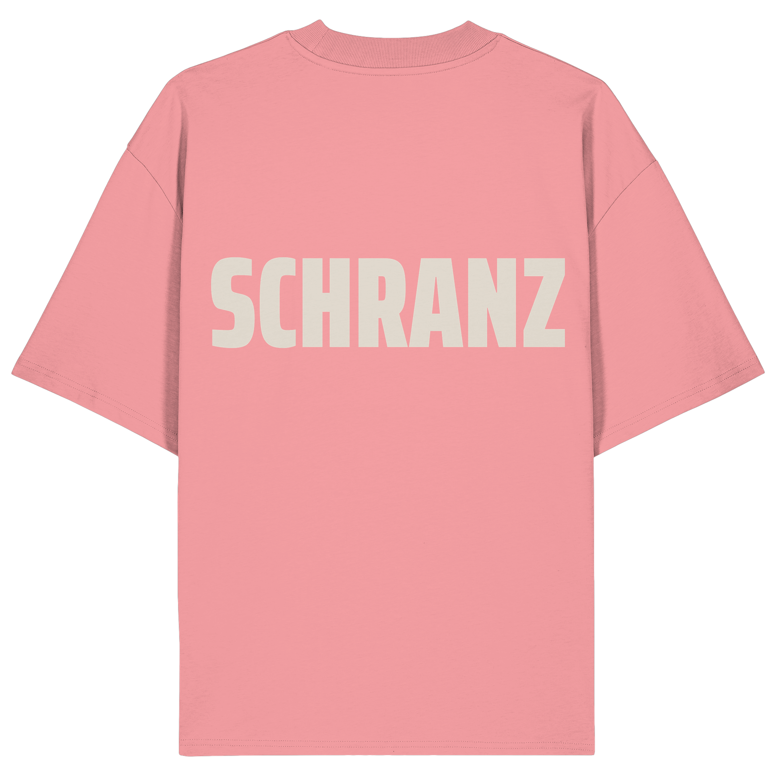 Shirt knallpink Rücken: SCHRANZ
