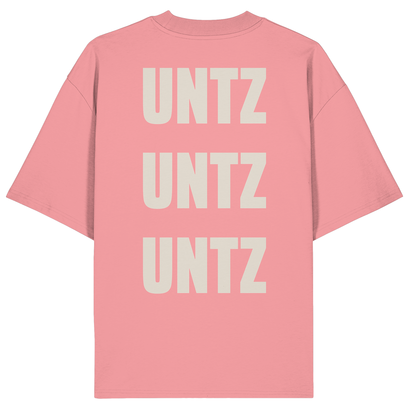 Shirt knallpink Rücken: UNTZ